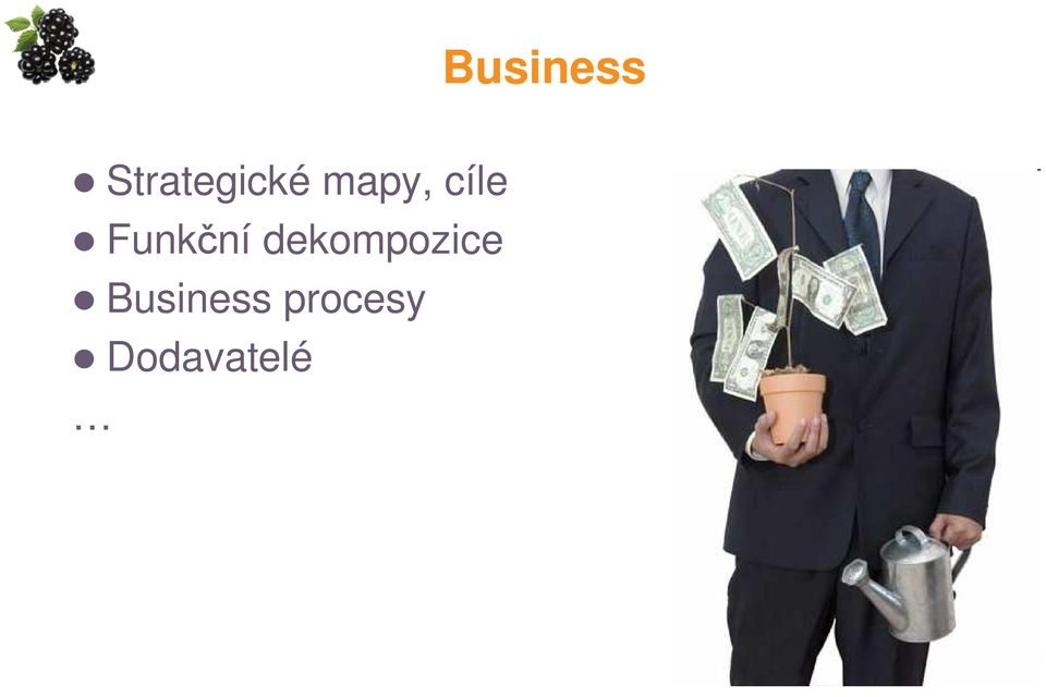 cíle Funkční