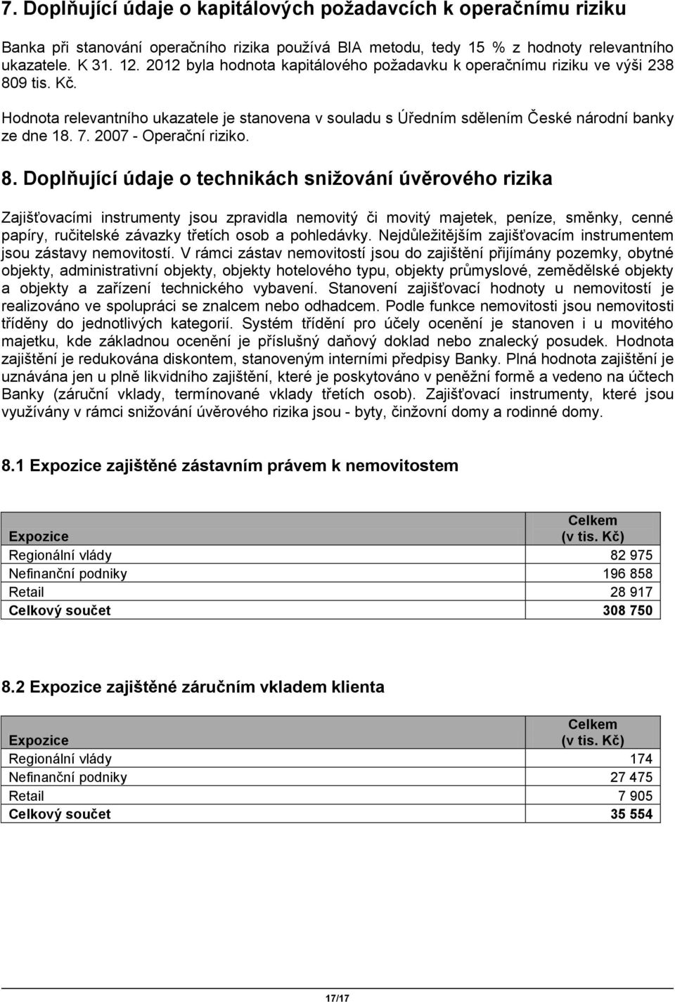 2007 - Operační riziko. 8.