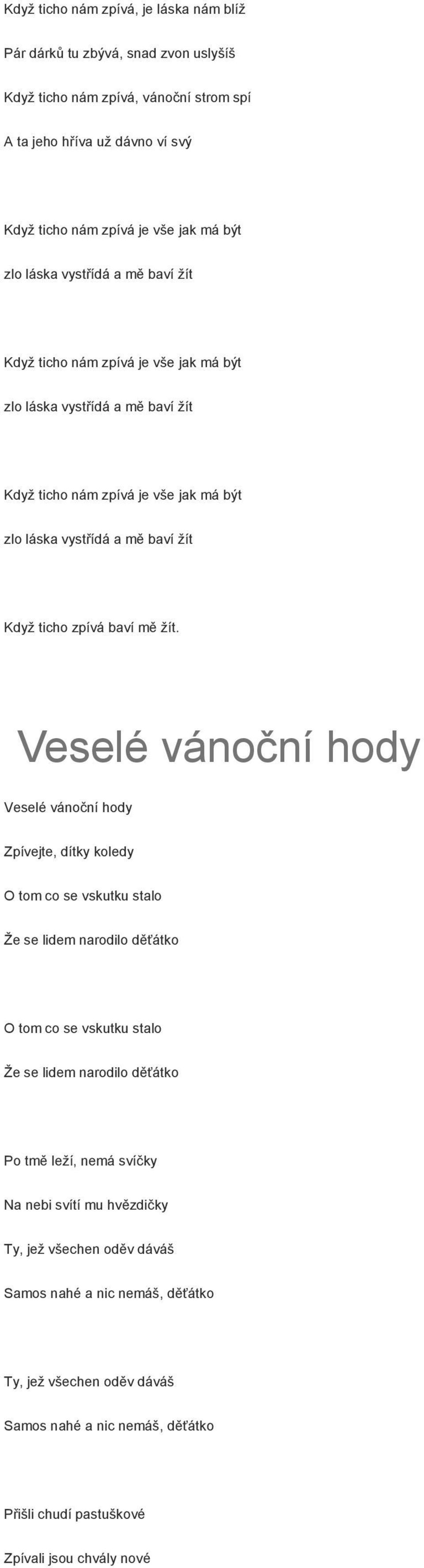 mě žít.