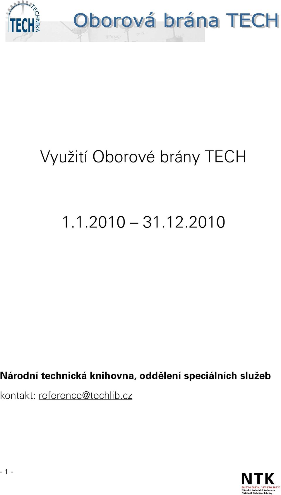 2010 Národní technická knihovna,