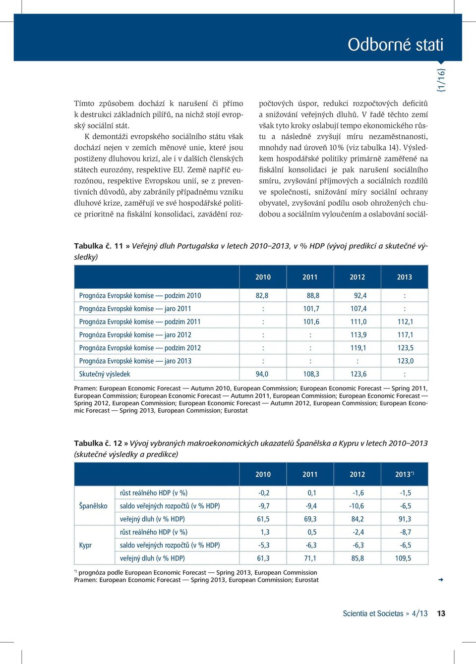 Země napříč eurozónou, respektive Evropskou unií, se z preventivních důvodů, aby zabránily případnému vzniku dluhové krize, zaměřují ve své hospodářské politice prioritně na fiskální konsolidaci,