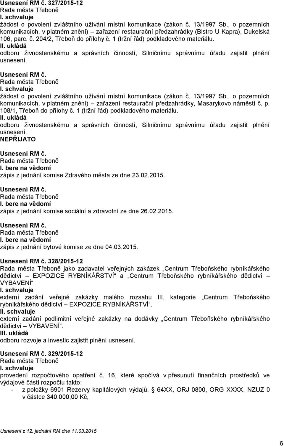 zápis z jednání komise Zdravého města ze dne 23.02.2015.