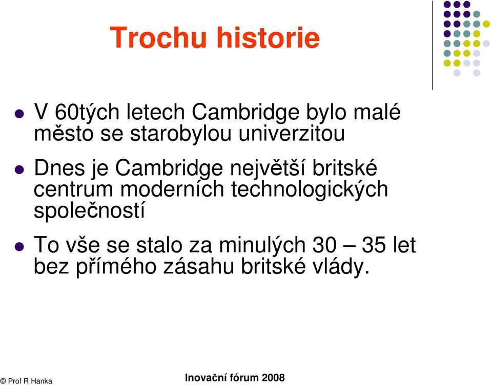 britské centrum moderních technologických společností To