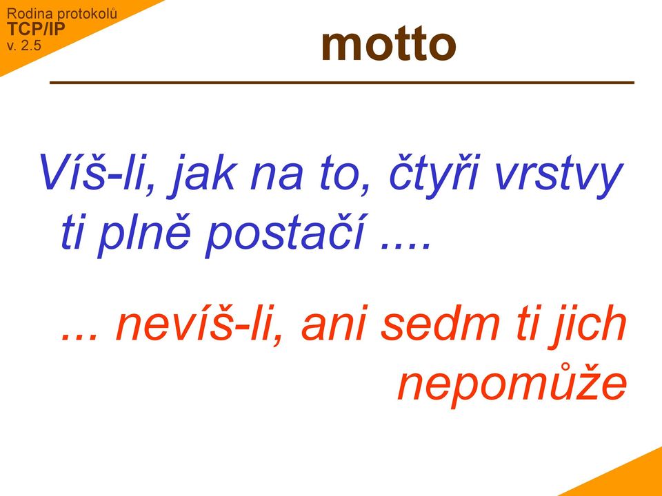to, čtyři vrstvy ti plně
