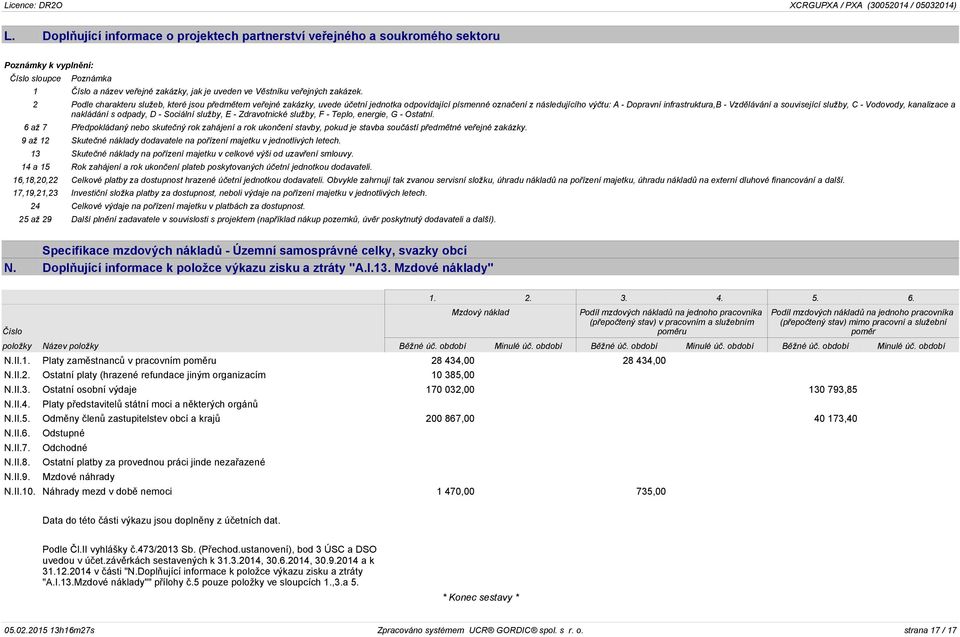 2 Podle charakteru služeb, které jsou předmětem veřejné zakázky, uvede účetní jednotka odpovídající písmenné označení z následujícího výčtu: A - Dopravní infrastruktura,b - Vzdělávání a související