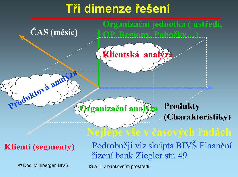 Miniberger, BIVŠ IS a IT v bankovním prostředí Produkty (Charakteristiky)