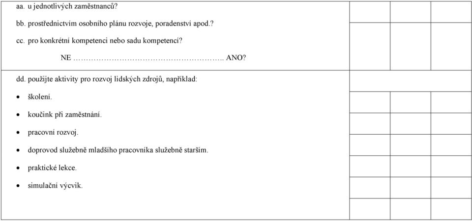 pro konkrétní kompetenci nebo sadu kompetencí? dd.