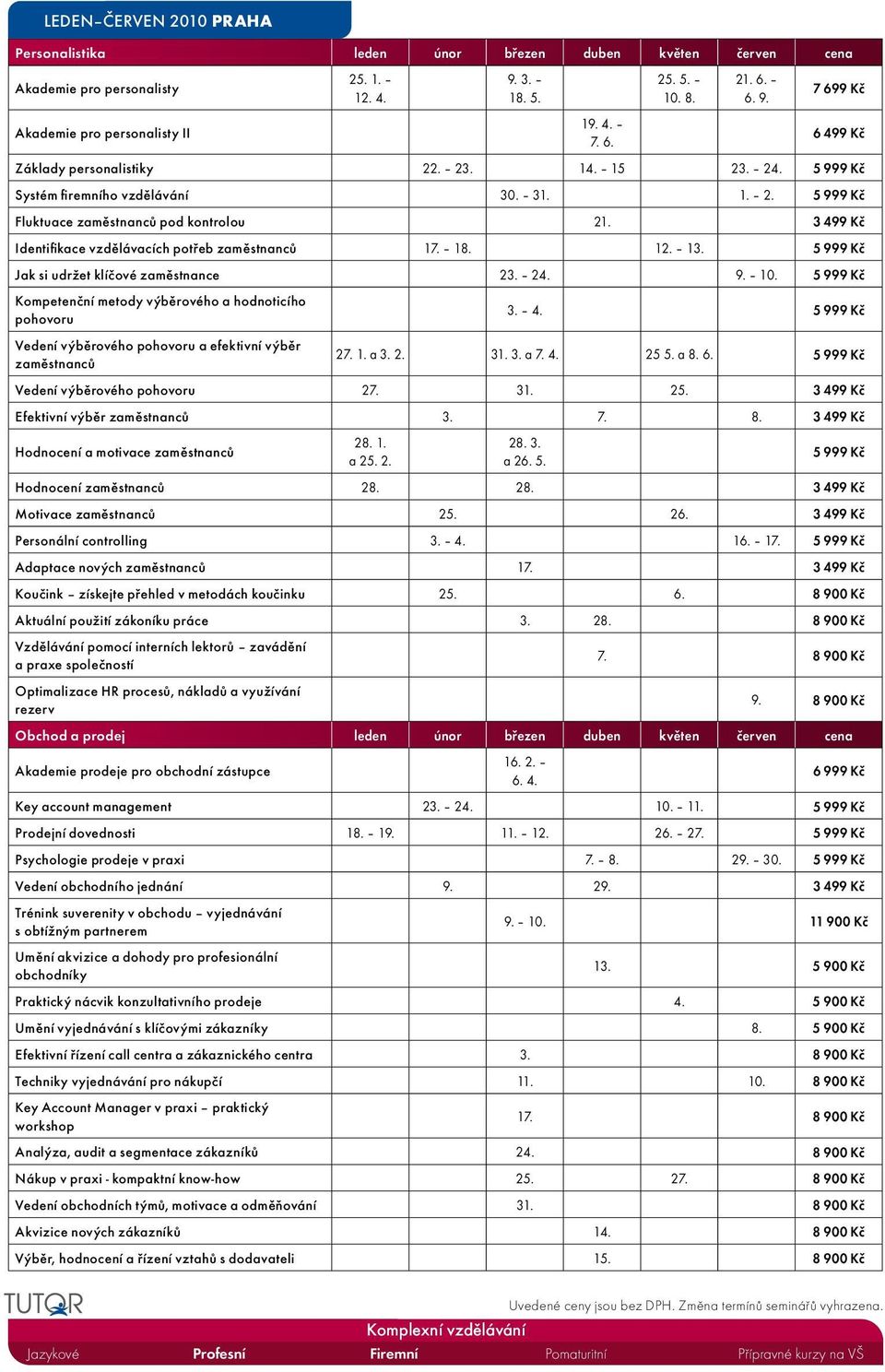 5 999 Kč Jak si udržet klíčové zaměstnance 23. 24. 9. 10. 5 999 Kč Kompetenční metody výběrového a hodnoticího pohovoru 3. 4. 5 999 Kč Vedení výběrového pohovoru a efektivní výběr zaměstnanců 27. 1. a 3.