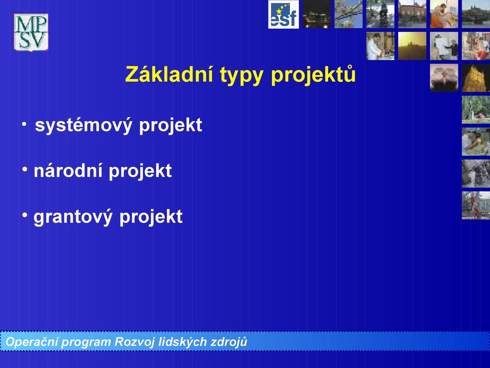 grantový projekt