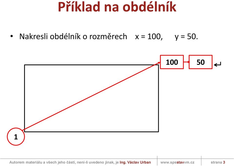 rozměrech x = 100, y = 50.