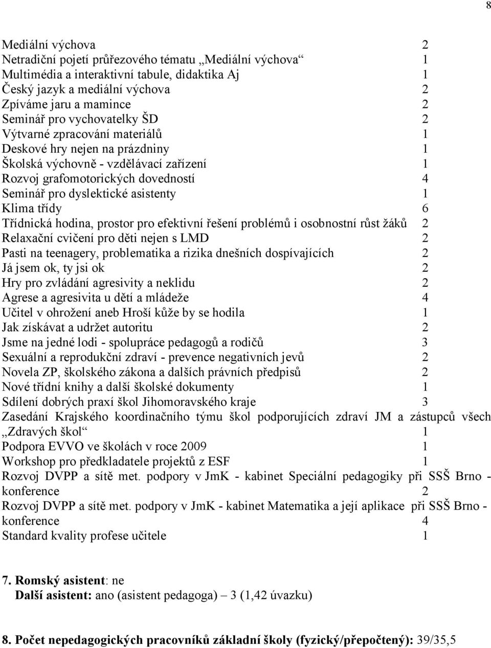 Klima třídy 6 Třídnická hodina, prostor pro efektivní řešení problémů i osobnostní růst žáků 2 Relaxační cvičení pro děti nejen s LMD 2 Pasti na teenagery, problematika a rizika dnešních