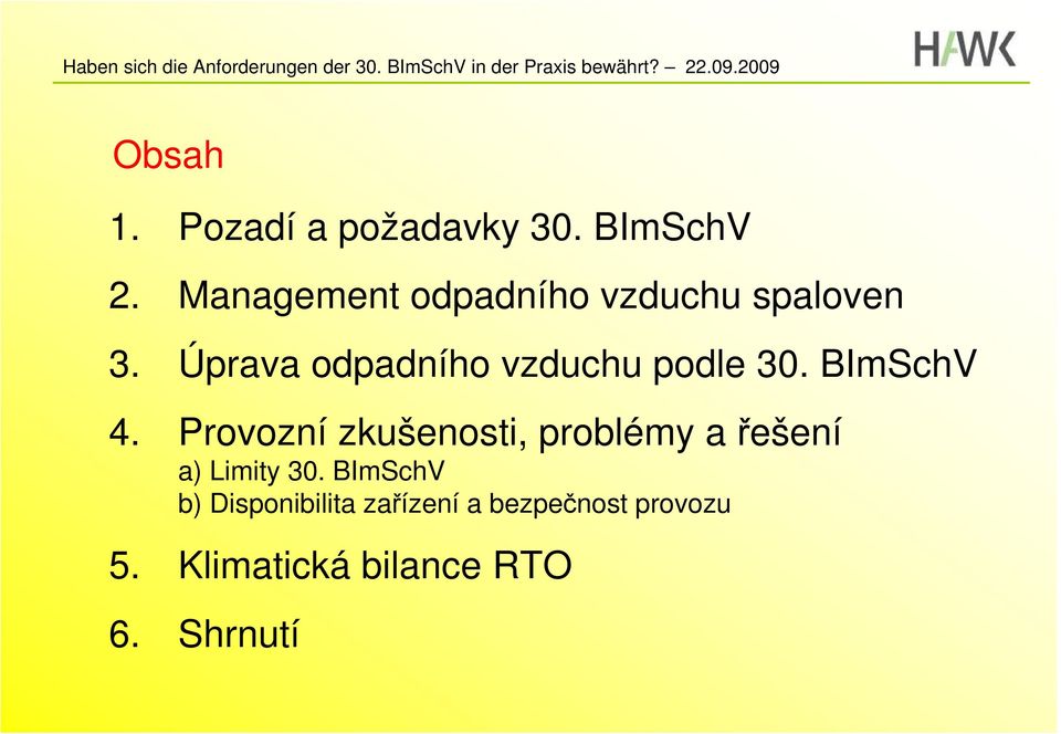 Úprava odpadního vzduchu podle 30. BImSchV 4.