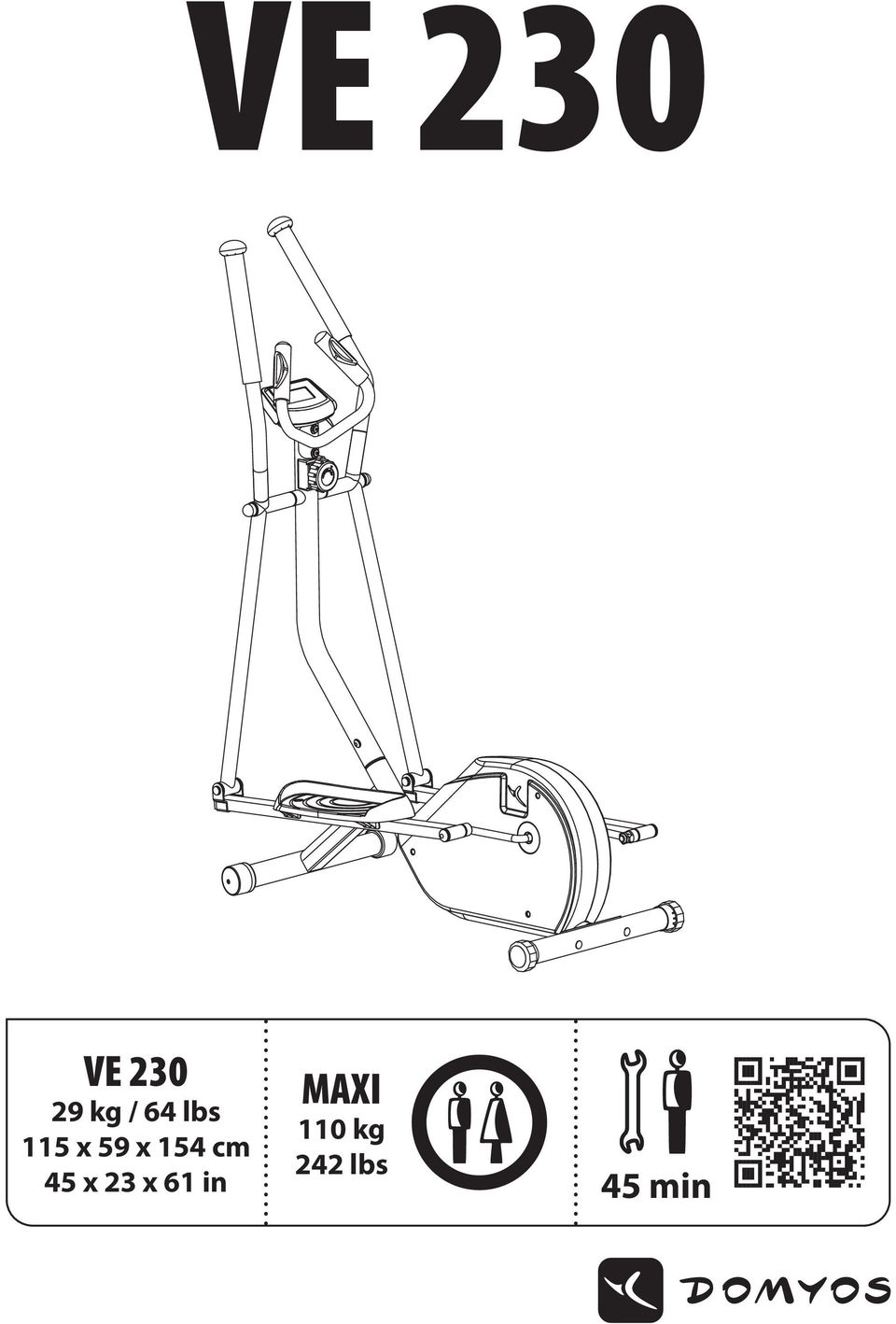 cm MAXI 110 kg 242 lbs