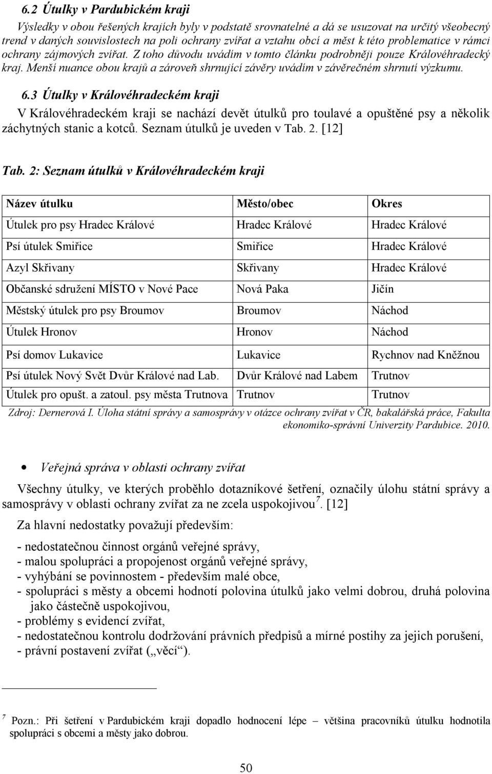 Menší nuance obou krajů a zároveň shrnující závěry uvádím v závěrečném shrnutí výzkumu. 6.