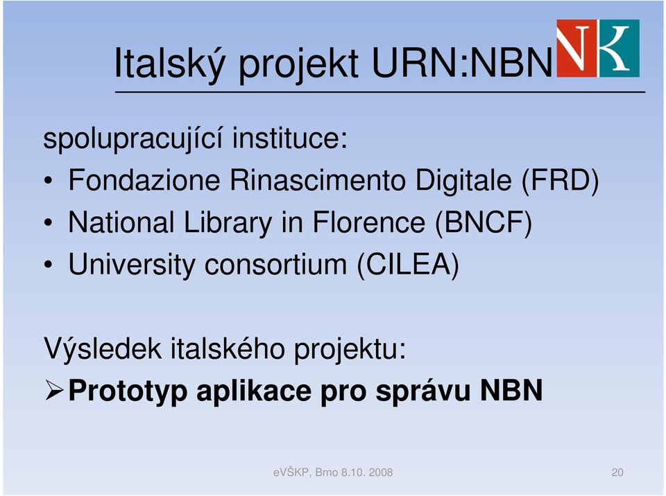 Library in Florence (BNCF) University consortium