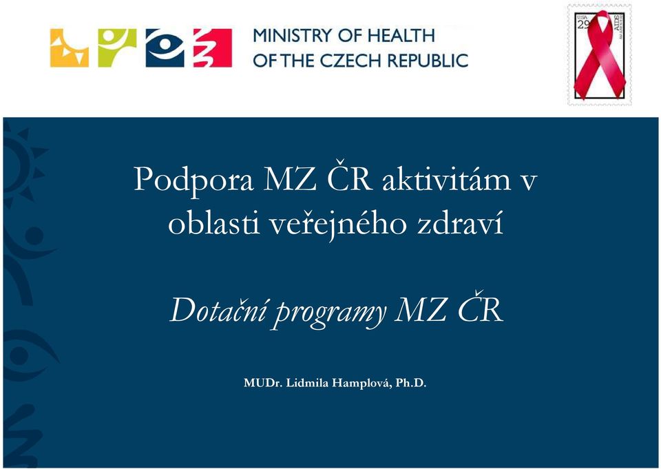 Dotační programy MZ ČR