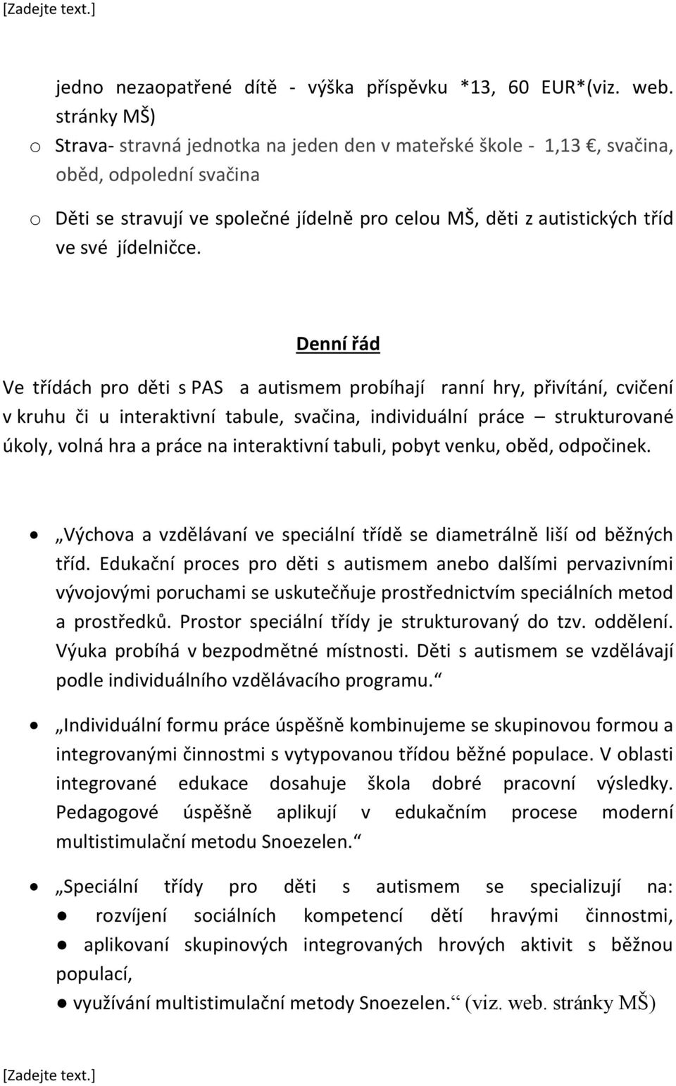 jídelničce.