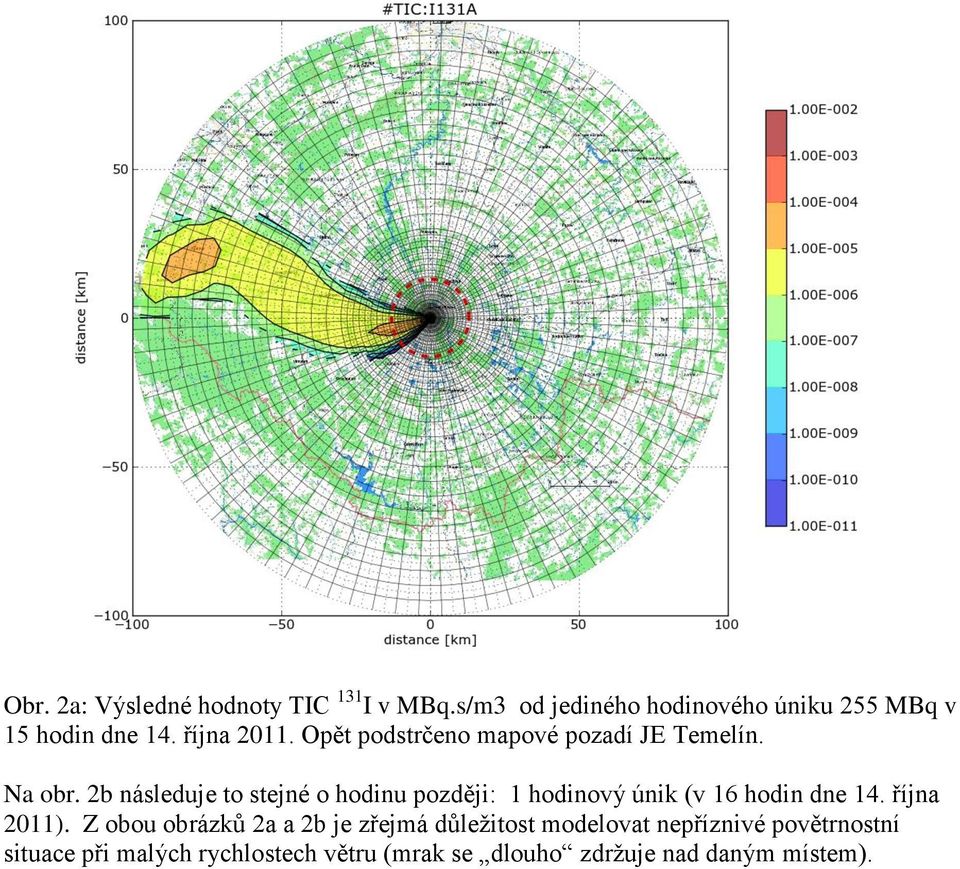 2b následuje to stejné o hodinu později: 1 hodinový únik (v 16 hodin dne 14. října 2011).