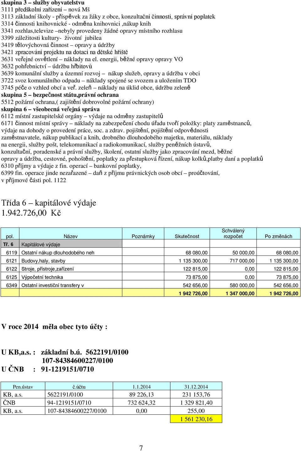 projektu na dotaci na dětské hřiště 3631 veřejné osvětlení náklady na el.