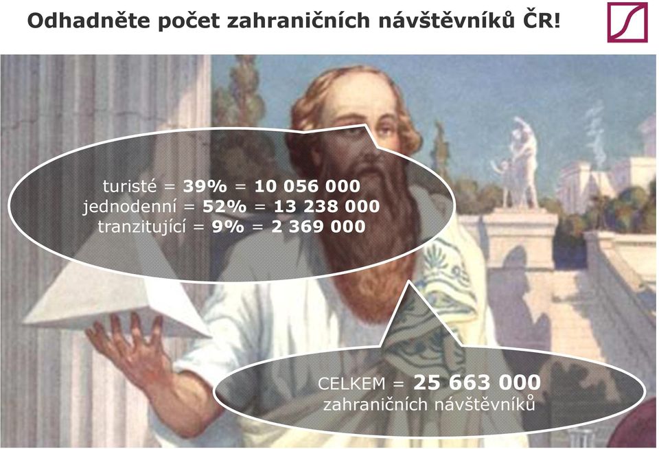 = 13 238 000 tranzitující = 9% = 2 369 000