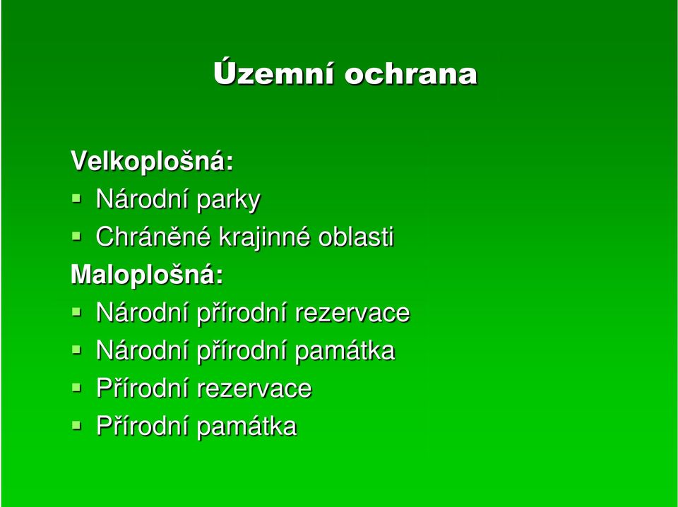 Národní přírodní rezervace Národní