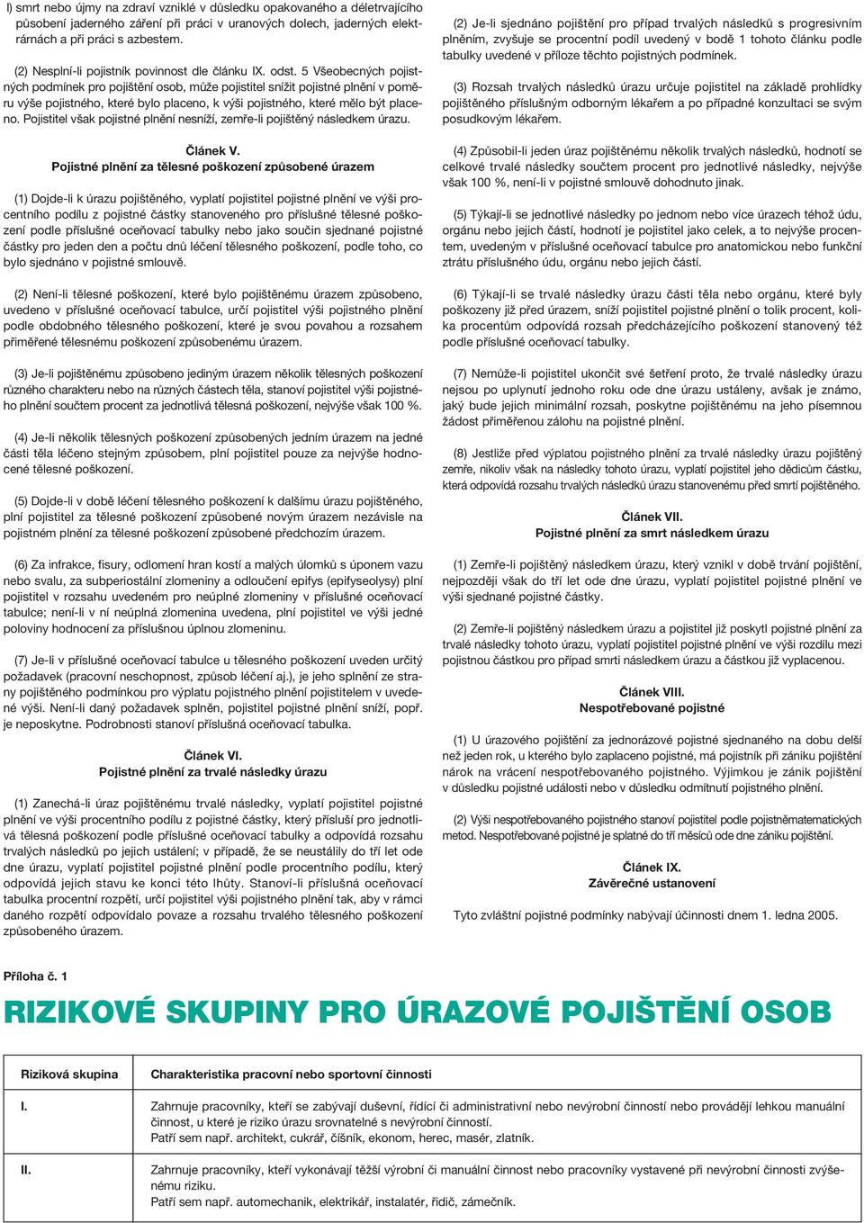 5 Všeobecných pojistných podmínek pro pojištění osob, může pojistitel snížit pojistné plnění v poměru výše pojistného, které bylo placeno, k výši pojistného, které mělo být placeno.