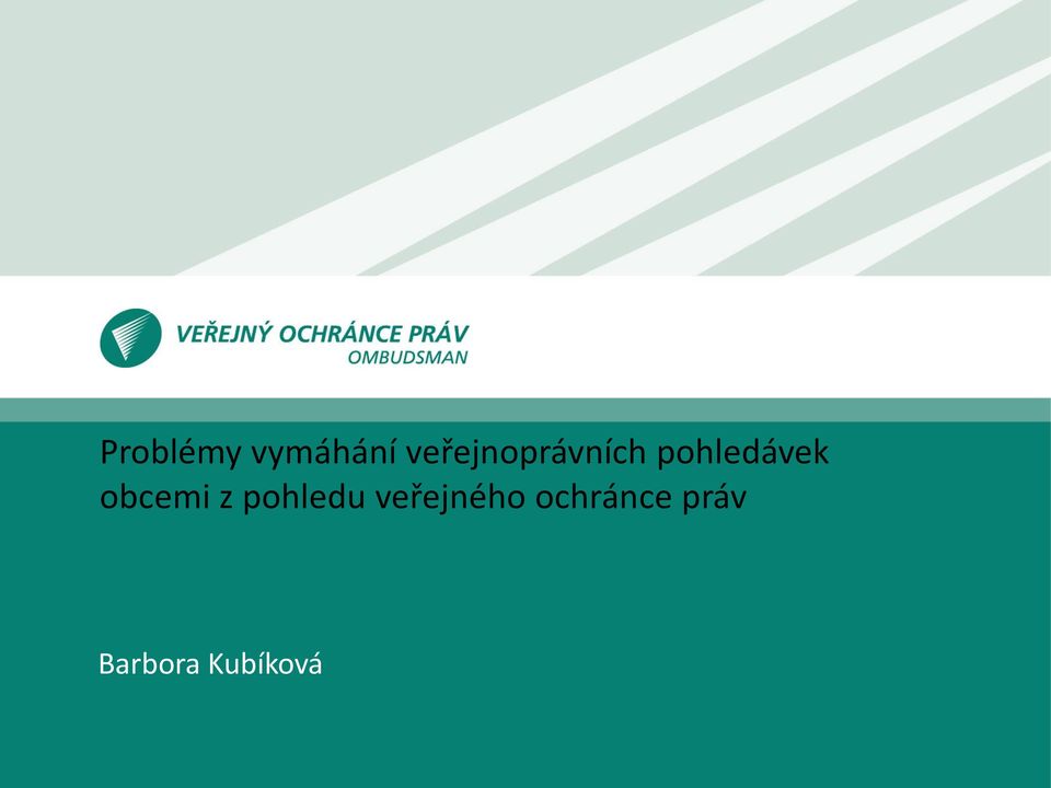pohledávek obcemi z