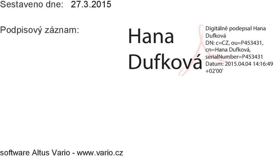 cn=hana Dufková,