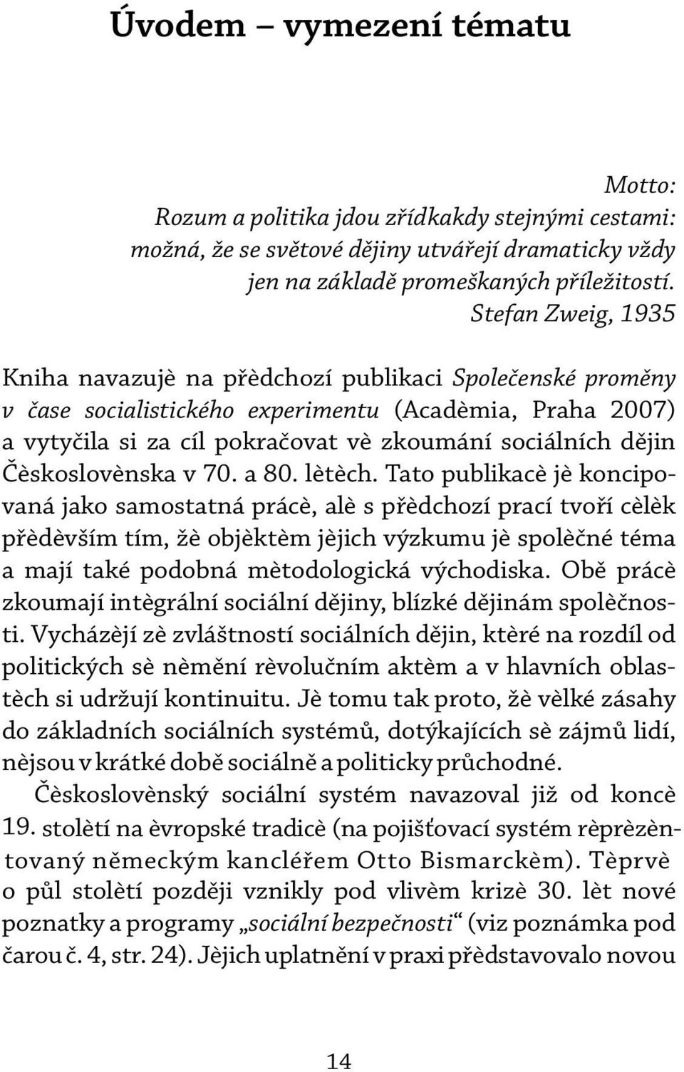Èeskoslovenska v 70. a 80. letech.