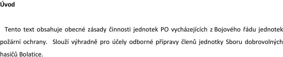 požární ochrany.