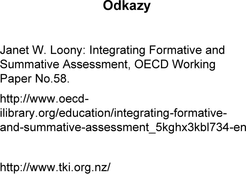 OECD Working Paper No.58. http://www.oecdilibrary.