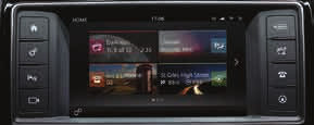 8 palců 10,2 palce INCONTROL TOUCH STANDARDNÍ VÝBAVA VŠECH VERZÍ MODELU F-PACE (NE PRO FIRST EDITION) 8 dotykový displej Panel přístrojů s 5 displejem a analogovými stupnicemi Audiosystém Jaguar (80