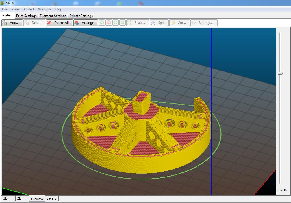 Obrázek 7 Schéma zapojení desky Ramps 1.4 [6] Software byl vyřešen pomocí volně dostupného programu SLIC3R. Tento program slouží ke generování G-code.