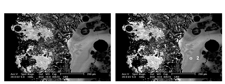 33-1161 Quartz SiO 2 76-0938 Cristobalite SiO 2 48-0758 Silver Germanium Oxide Ag 5 GeO 4 85-0730 Chromium Oxide Cr 2 O 3 24-1074 Calcium Zirconium Oxide CaO.15ZrO.