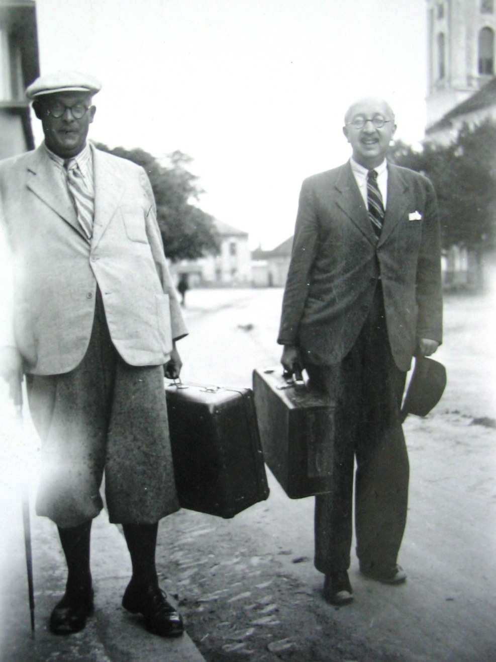 Obr. 21: S Bohumilem Staškem při pobytu v Karlových Varech v srpnu 1936. Obr.