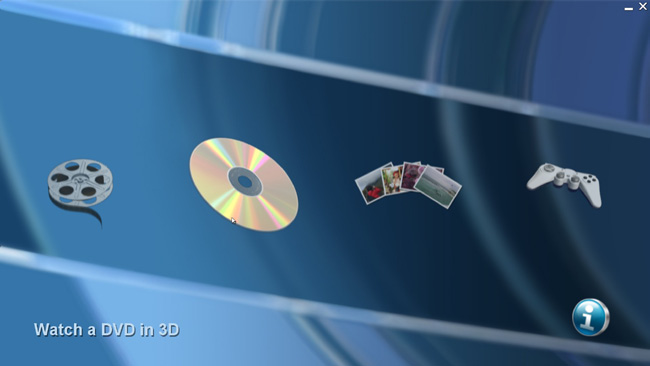 4. Sledování 3D s použitím softwaru TriDef 3D 4. Na ploše systému Windows se zobrazí ikona aplikace. Poznámka Tato funkce není podporována při přehrávaní PC Blu-ray a podporuje pouze 2 kanálový zvuk.