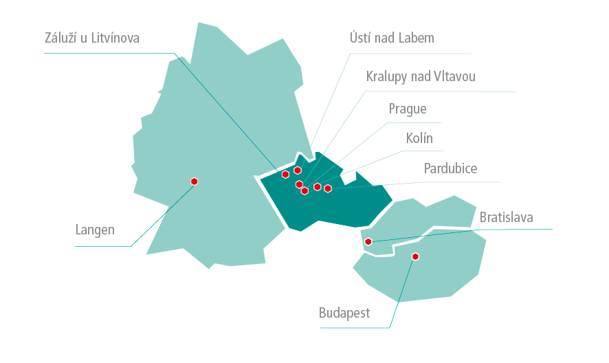 Profil 2015 V ČÍSLECH 5 Profil Rafinérská a petrochemická skupina Unipetrol je významnou součástí českého průmyslu.