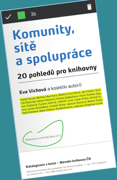 Mobilní aplikace Pablikado Zobrazování dokumentů z: citačního manažeru Citace PRO publikačního systému Pablikado.