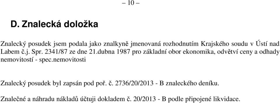 dubna 1987 pro základní obor ekonomika, odvětví ceny a odhady nemovitostí - spec.