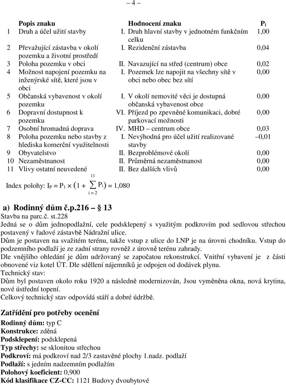 Pozemek lze napojit na všechny sítě v 0,00 inženýrské sítě, které jsou v obci obci nebo obec bez sítí 5 Občanská vybavenost v okolí I.