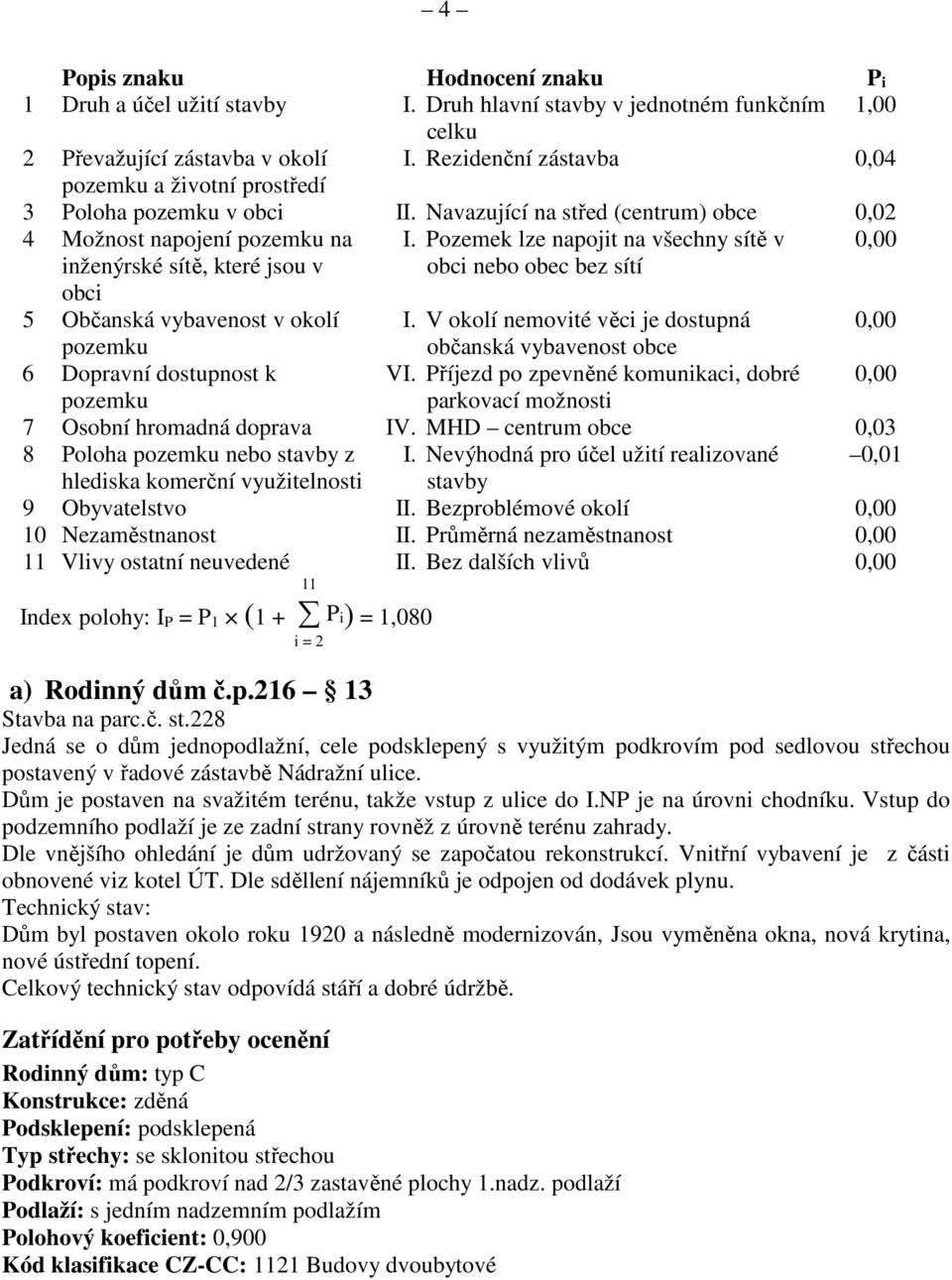 Pozemek lze napojit na všechny sítě v 0,00 inženýrské sítě, které jsou v obci obci nebo obec bez sítí 5 Občanská vybavenost v okolí I.