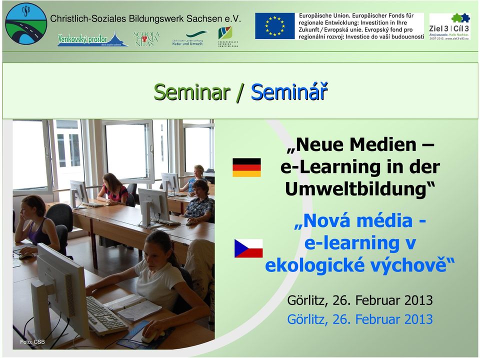 e-learning v ekologické výchově Görlitz,