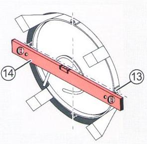 zajistěte stavební průchodku (10) pomocí montážních klínků (11) na vnitřní i venkovní straně. dbejte na to, aby byla stavební průchodka (10) umístěna s mírným spádem 1-2 směrem ven z objektu.