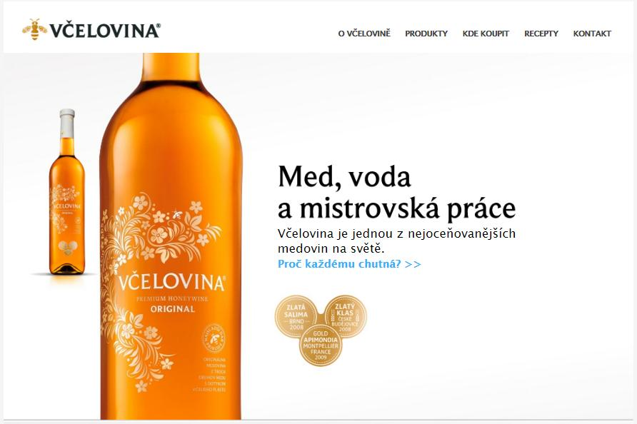 UTB ve Zlíně, Fakulta managementu a ekonomiky 49 Obr. 13 Webové stránky www.vcelovina.