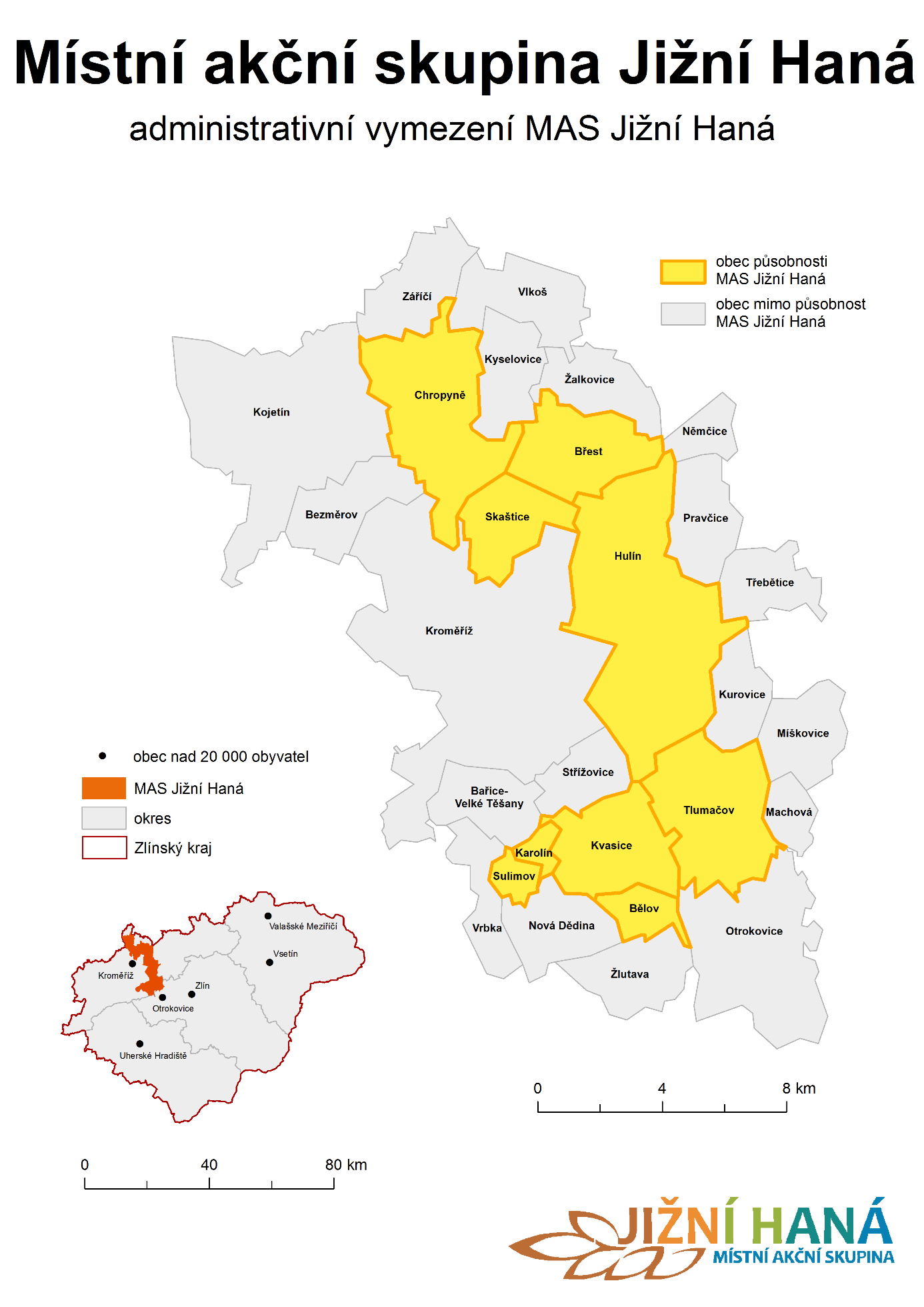 Obr. 1 Mapa územního