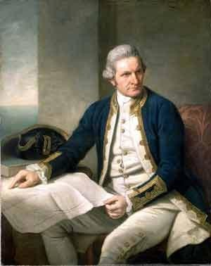 18. století 1769-70:Kapitán James Cook obeplouvá oba ostrovy a zakresluje je do mapy, "Nový Zéland" určuje jako državu Británie.