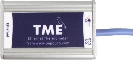 TME P r o v e d e n í Elektronika V kovové krabici z eloxovaného hliníku. Senzor V nerezovém stonku průměru 5,7 a délky 60 mm. obr.