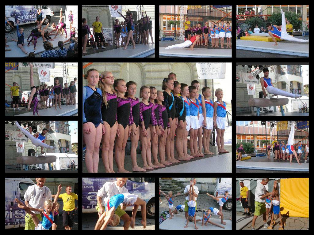 Vsetínské Valašské záření, 6. 9. 2013 Vsetínští gymnasté a gymnastky vystoupili na tradiční vsetínské akci Valašské záření. V rámci programu jsme byli zařazeni do Hodiny tělocviku v pátek 6. 9. 2013. Kluci i holky předvedli své dovednosti na pódiu u kulturního domu na Vsetíně.