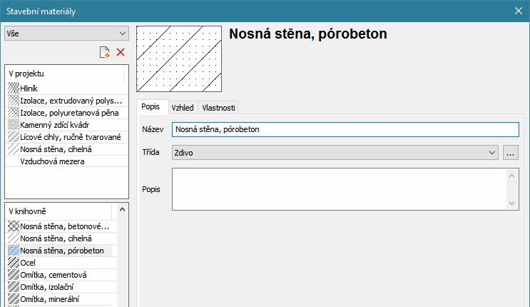 Materiály a skladby materiálů BricsCAD > Materiály a skladby materiálů Všechny nástroje pro práci s materiály a skladbami materiálů jsou dostupné z panelu BIM skladby, který otevřete zaškrtnutím