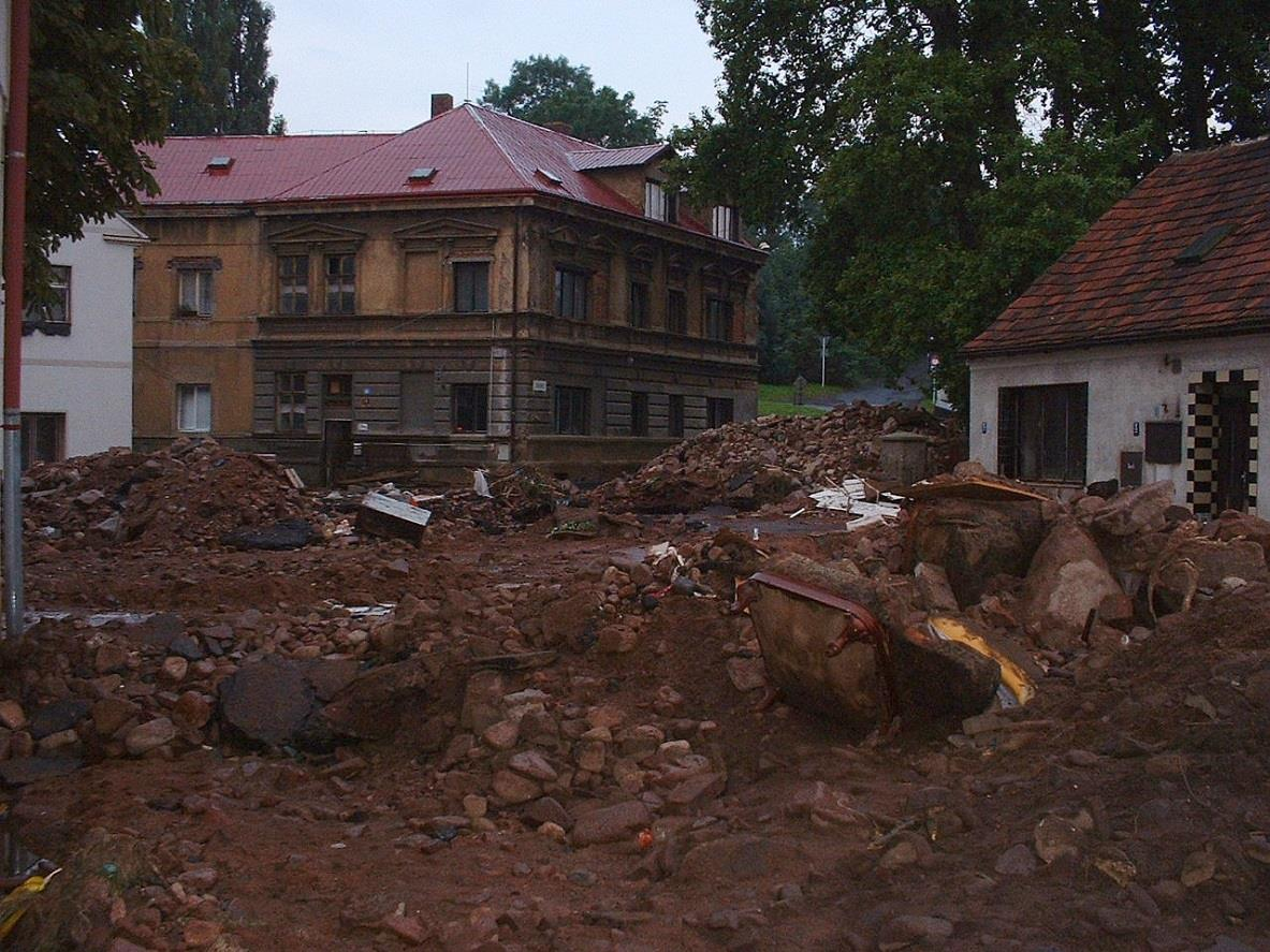 Podemletý dům musel být následně stržen.